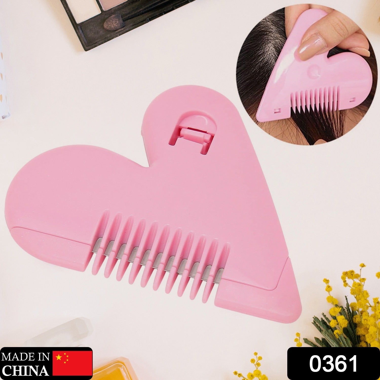 0361 Heart Shape Plastic Hair Cutting Scissors for Baby Girls Lightweight Portable Hair Thinning Double‑Edge Stainless Steel Convenient for Hair Cutting for Hair Thinning (1 Pc ) 0361 Heart Shape Plastic Hair Cutting Scissors for Baby Girls Lightweight Portable Hair Thinning Double‑Edge Stainless Steel Convenient for Hair Cutting for Hair Thinning (1 Pc )